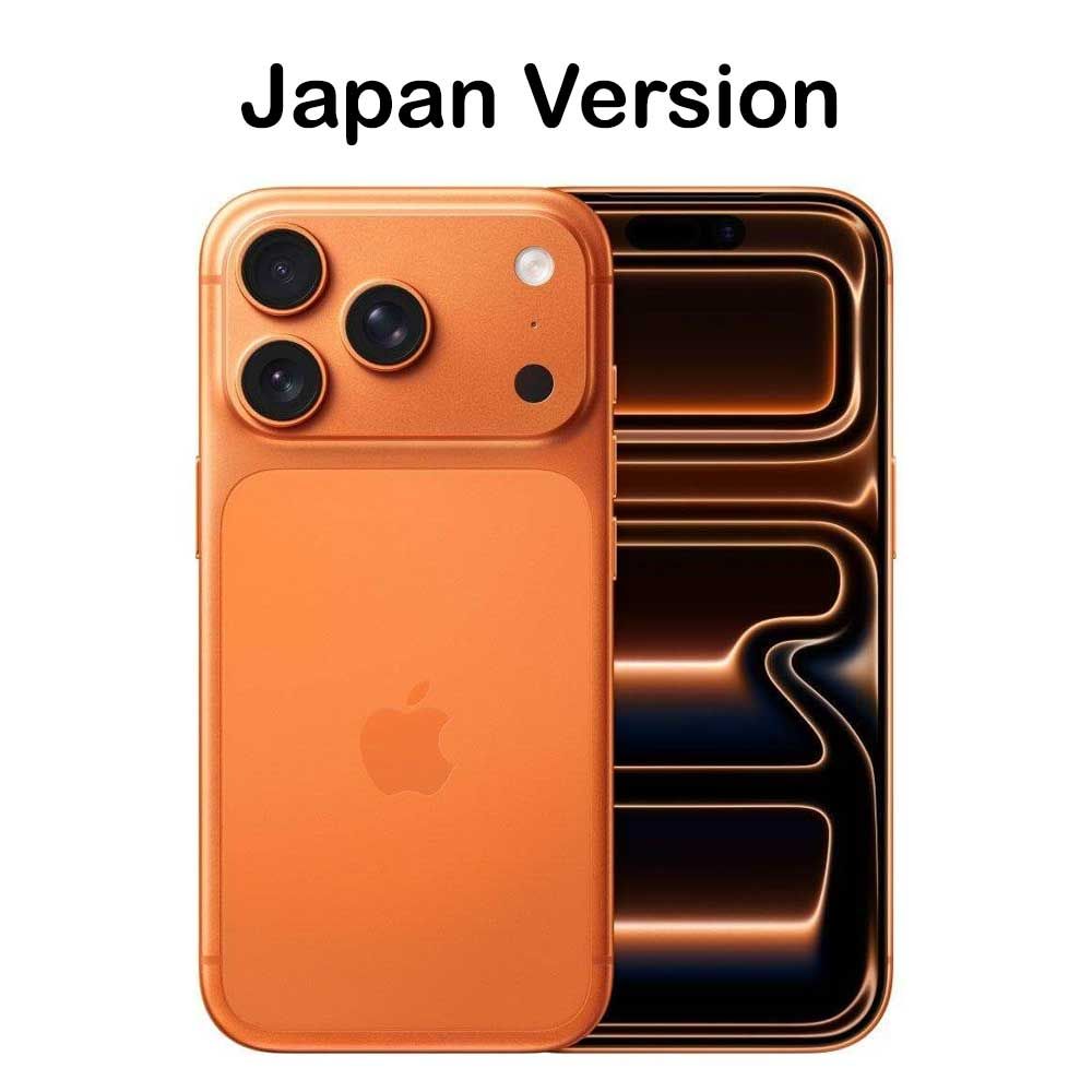 Apple iPhone 17 Pro Max 6.9 512GB – Cosmic Orange (Japan Version)  512GB Memory | NVMe 6.9-inch LTPO Super Retina XDR OLED Display 48MP + 48MP + 48MP Rear Camera 18MP Front Camera iOS 26 Operating Sys